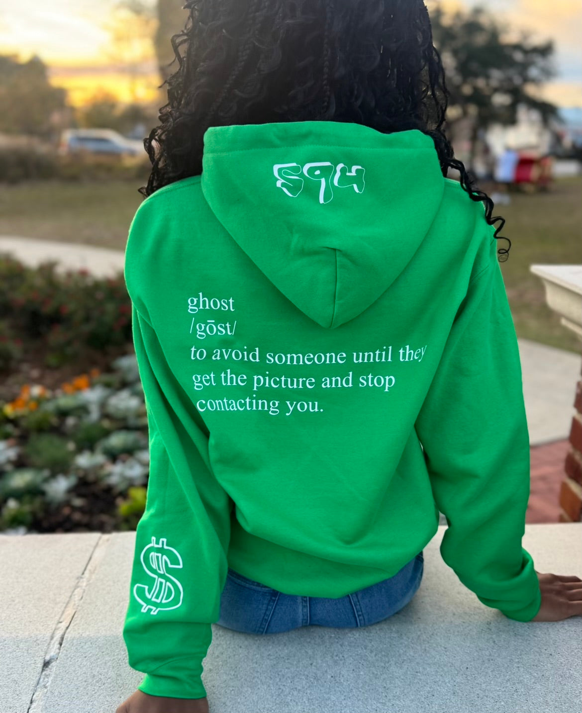 GREEN GHOST HOODIE