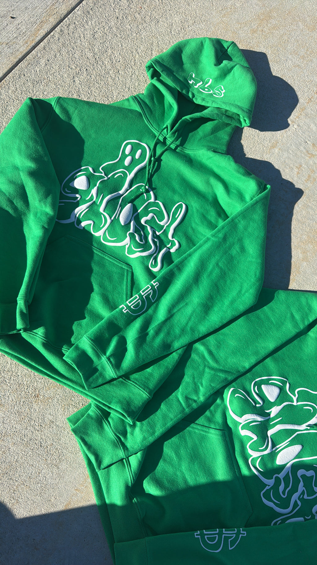 GREEN GHOST HOODIE