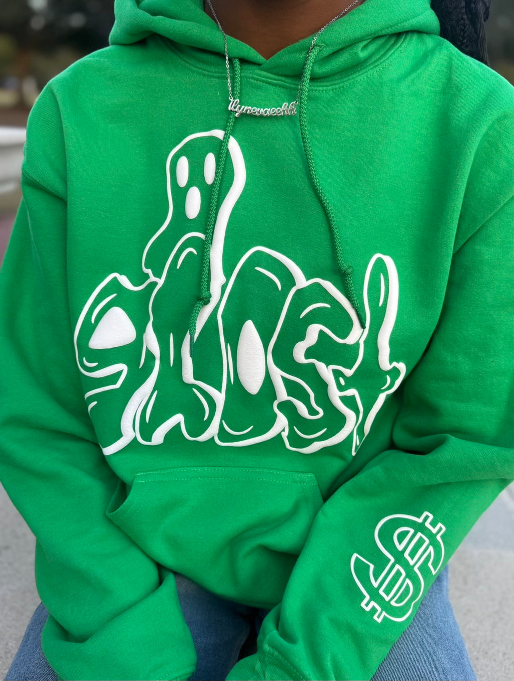 GREEN GHOST HOODIE