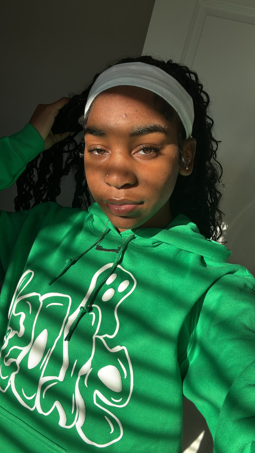 GREEN GHOST HOODIE
