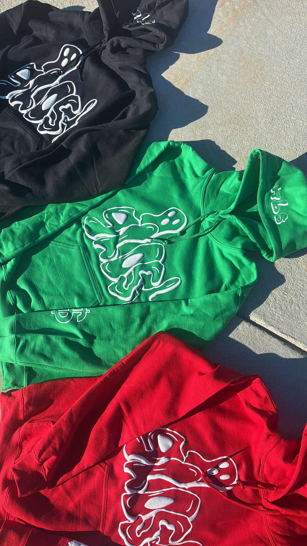 GREEN GHOST HOODIE